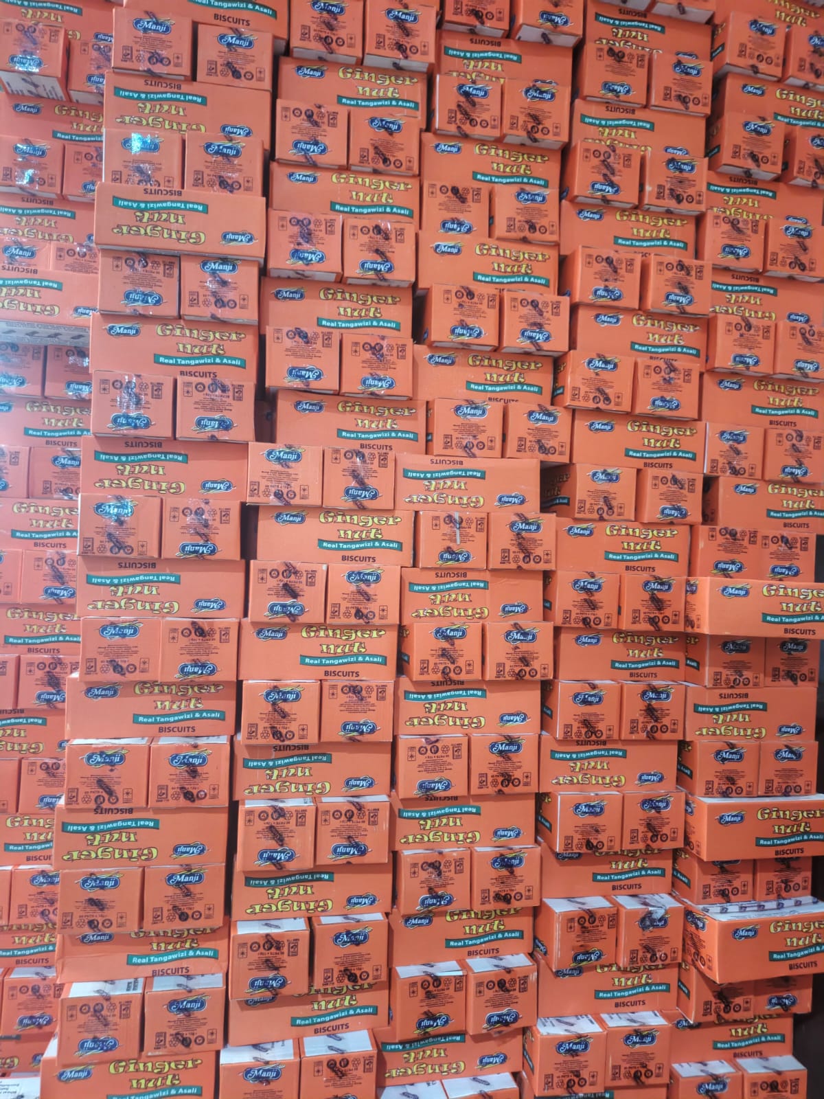 Manji Ginger Nut stock